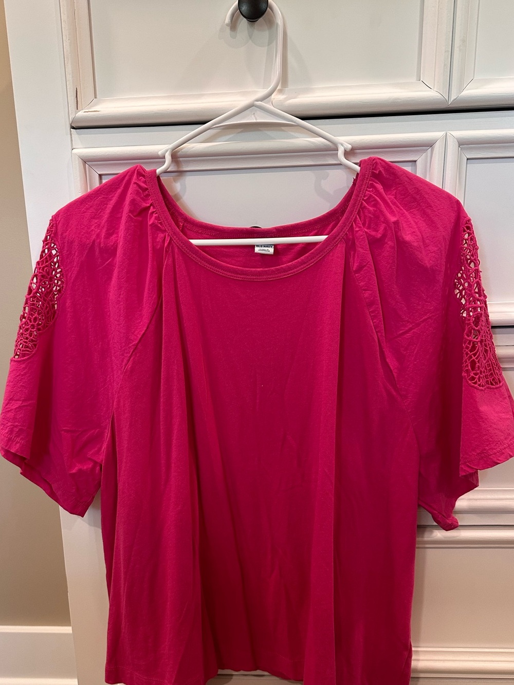 Old Navy pink blouse
